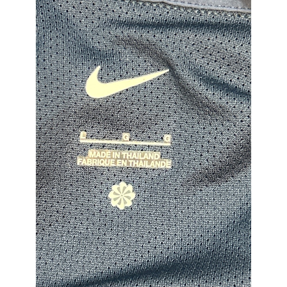 Nike Golf Pullover Jacket Mens Large Gray Orange‎ Half Zip Lightweight - Picture 2 of 9